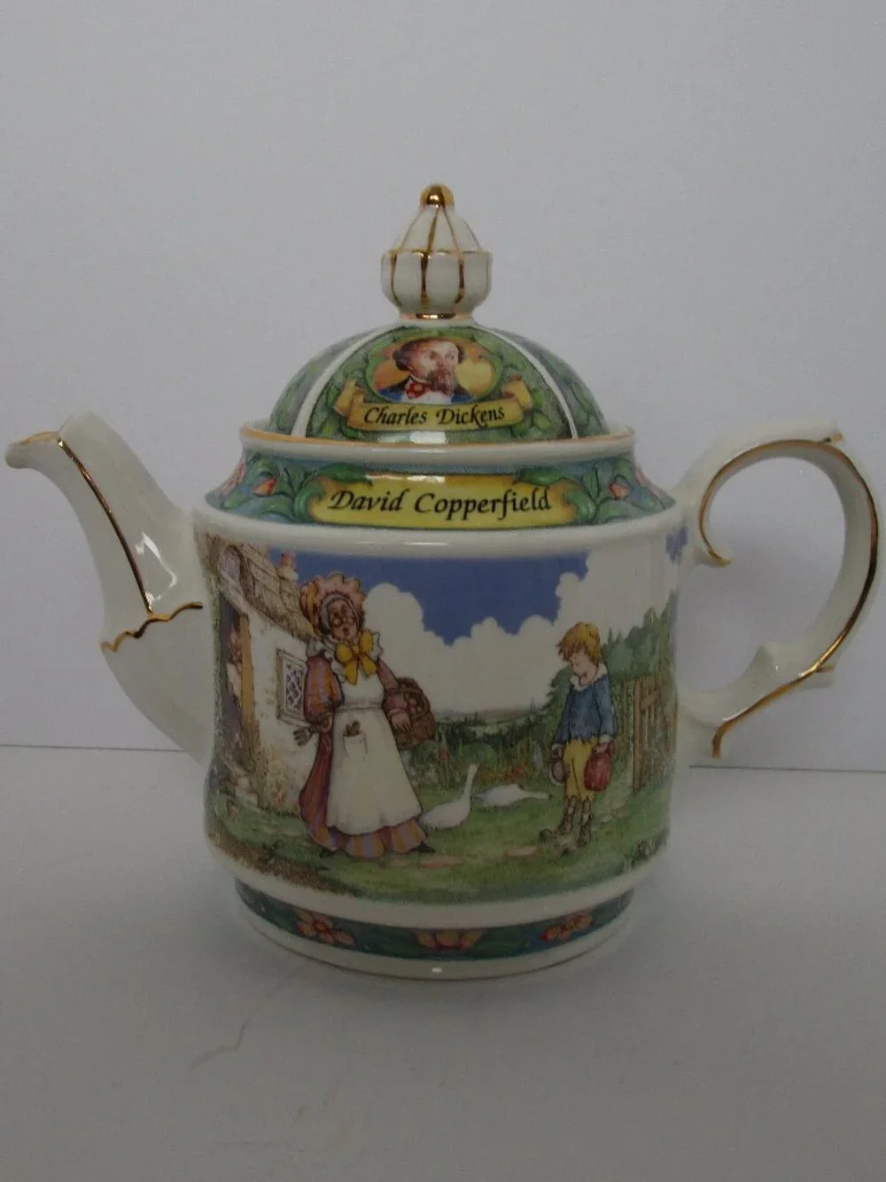 small porcelain teapot
